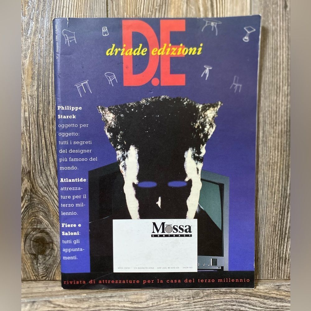 Driade Ed. Magazine Interior Design Art Furniture Costes Philippe Starck 1984